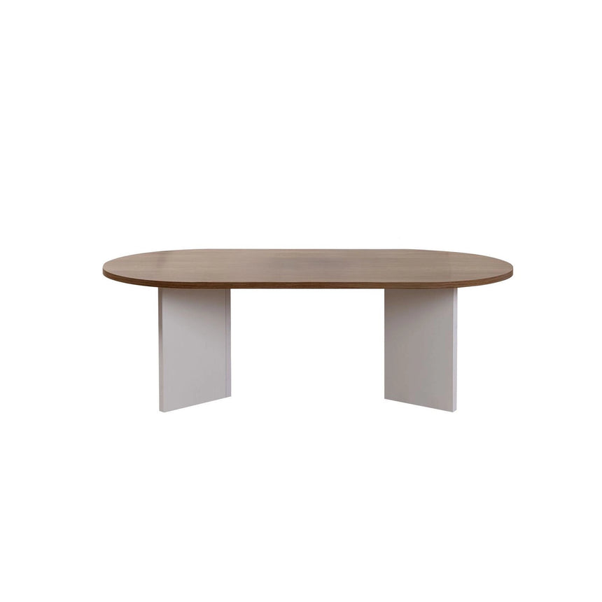 Couchtisch Sable aus Holz in Walnuss Weiß, 119x60x40 cm – Bild 7