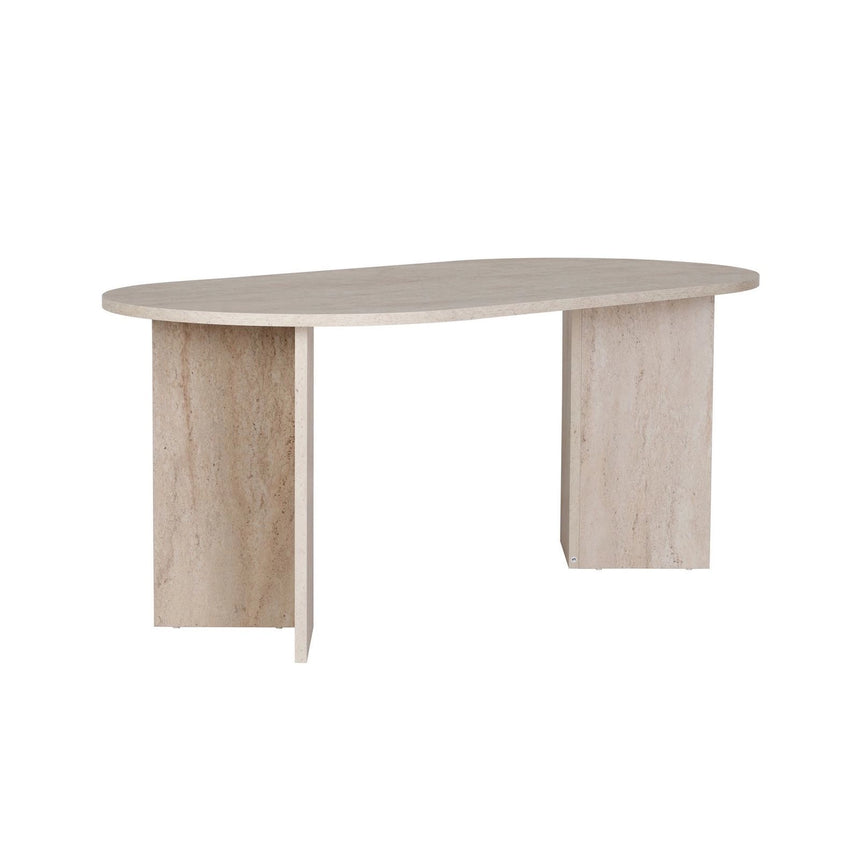 Sablin Esstisch aus Holz in Travertine, 75x180 cm – Bild 4