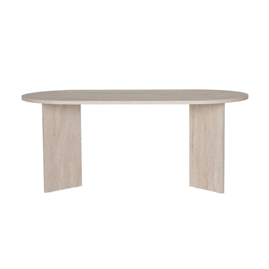 Sablin Esstisch aus Holz in Travertine, 75x180 cm – Bild 5