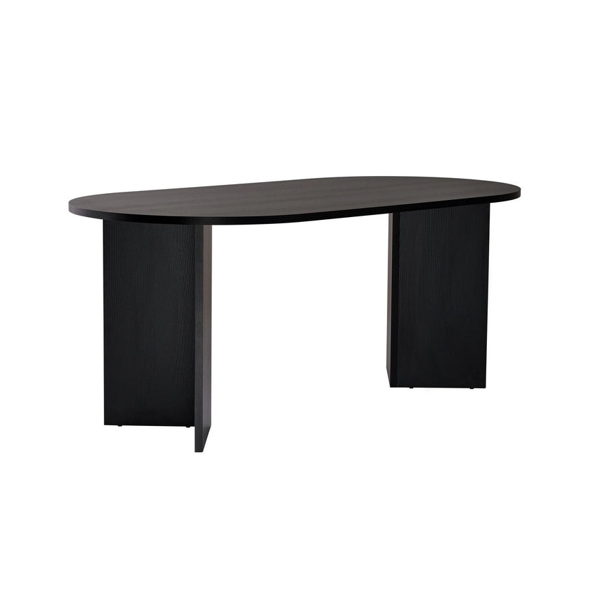 Sablin Esstisch aus Holz in Wood Black, 75x180 cm – Bild 4