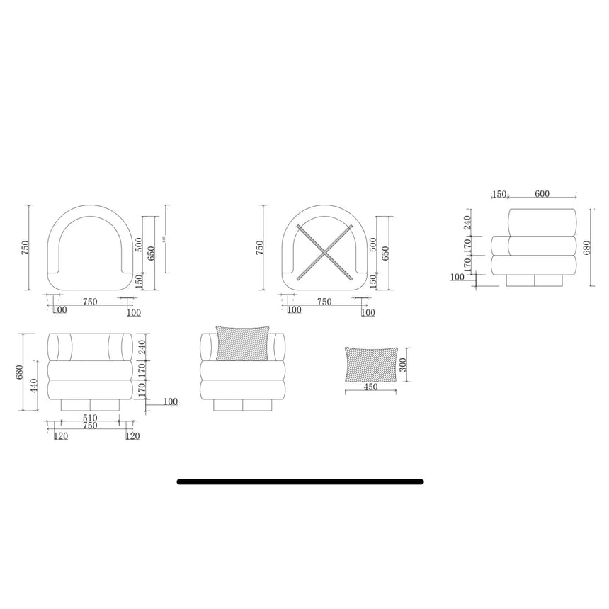 LYON Armlehnstuhl - ZEN ZONE Furniture