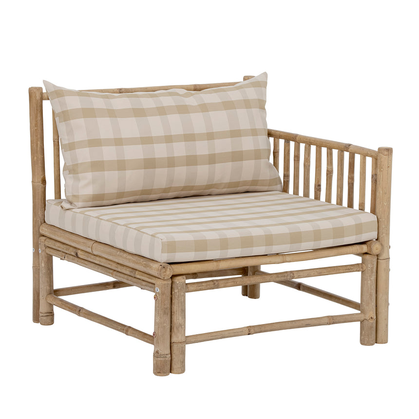 Korfu Modul-Sofa rechte Ecke, Natur, Bambus - ZEN ZONE Furniture