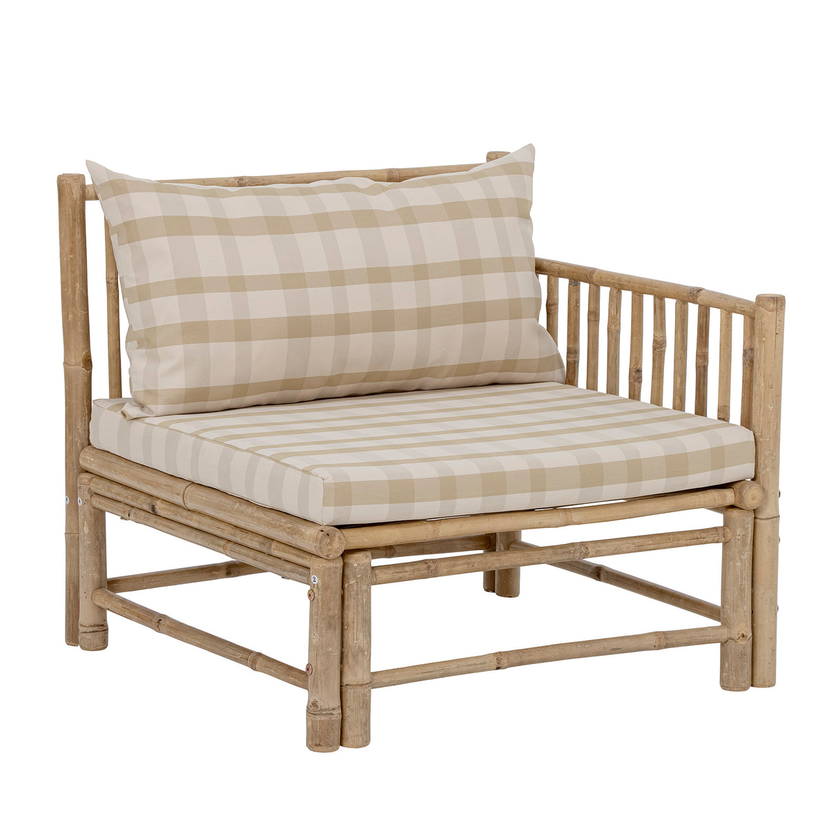 Korfu Modul-Sofa rechte Ecke, Natur, Bambus - ZEN ZONE Furniture