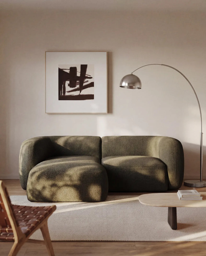 2-Sitzer-Modularsofa Martina mit Chenille und Chaiselongue links 230 cm von Kave Home – Bild 2