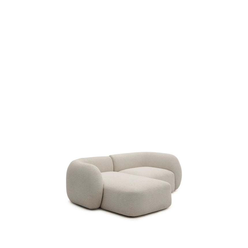 2-Sitzer-Modularsofa Martina mit Chenille und Chaiselongue links in Steinton 230 cm von Kave Home – Bild 5