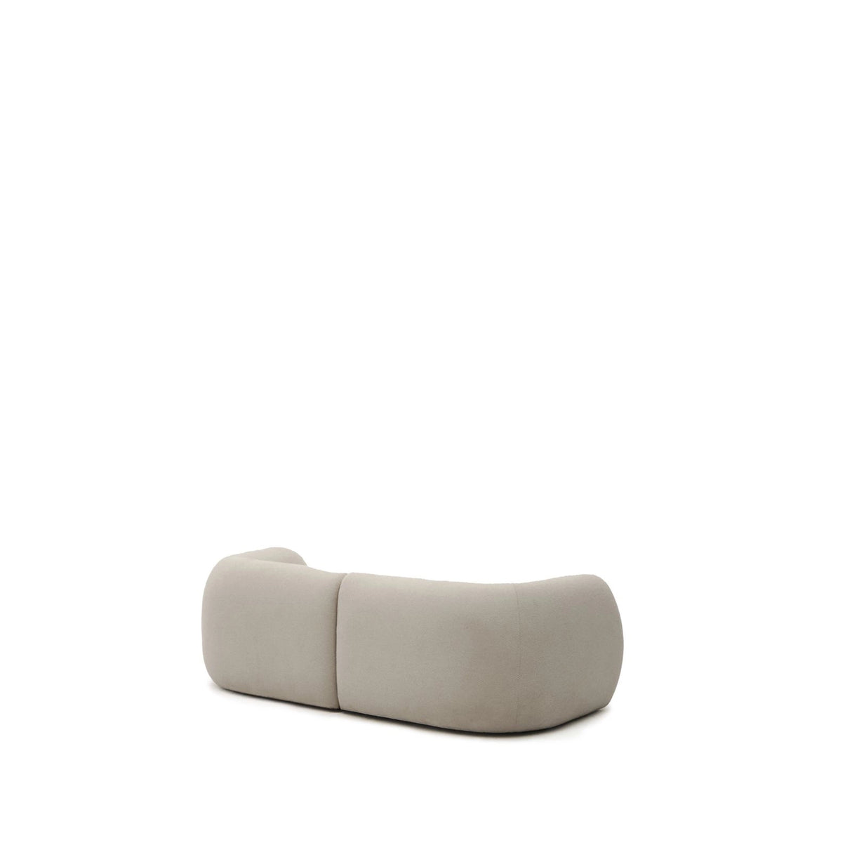 2-Sitzer-Modularsofa Martina mit Chenille und Chaiselongue rechts in Steinton 230 cm von Kave Home – Bild 4
