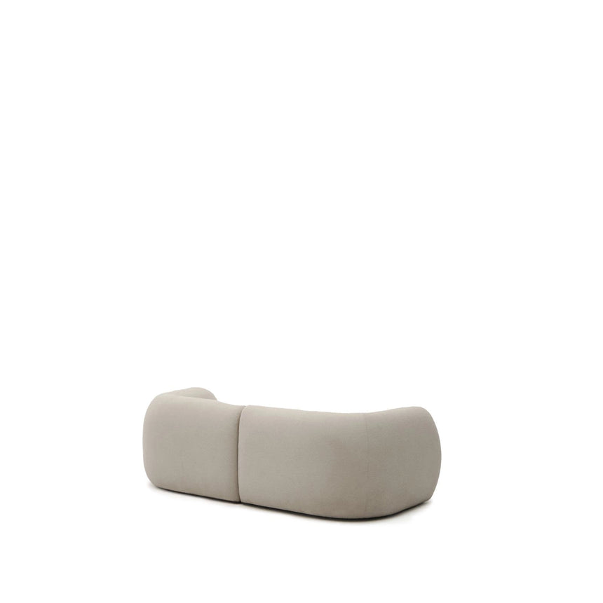 2-Sitzer-Modularsofa Martina mit Chenille und Chaiselongue rechts in Steinton 230 cm von Kave Home – Bild 4