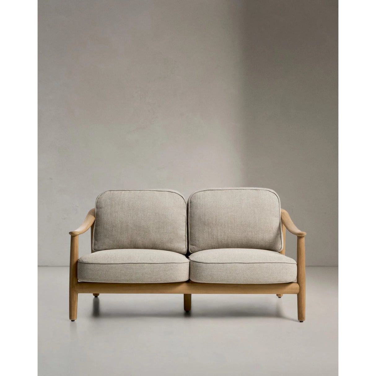 2-Sitzer Outdoor-Sofa Elunda aus massivem Teakholz, FSC 100 %, 149 cm von Kave Home – Bild 1