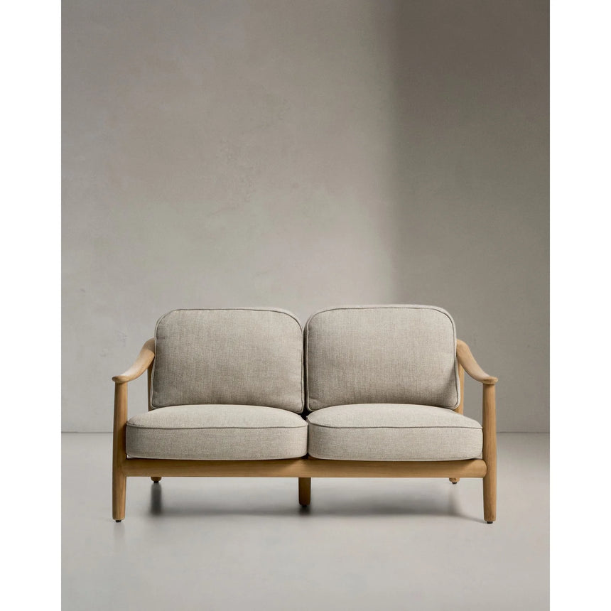 2-Sitzer Outdoor-Sofa Elunda aus massivem Teakholz, FSC 100 %, 149 cm von Kave Home – Bild 1