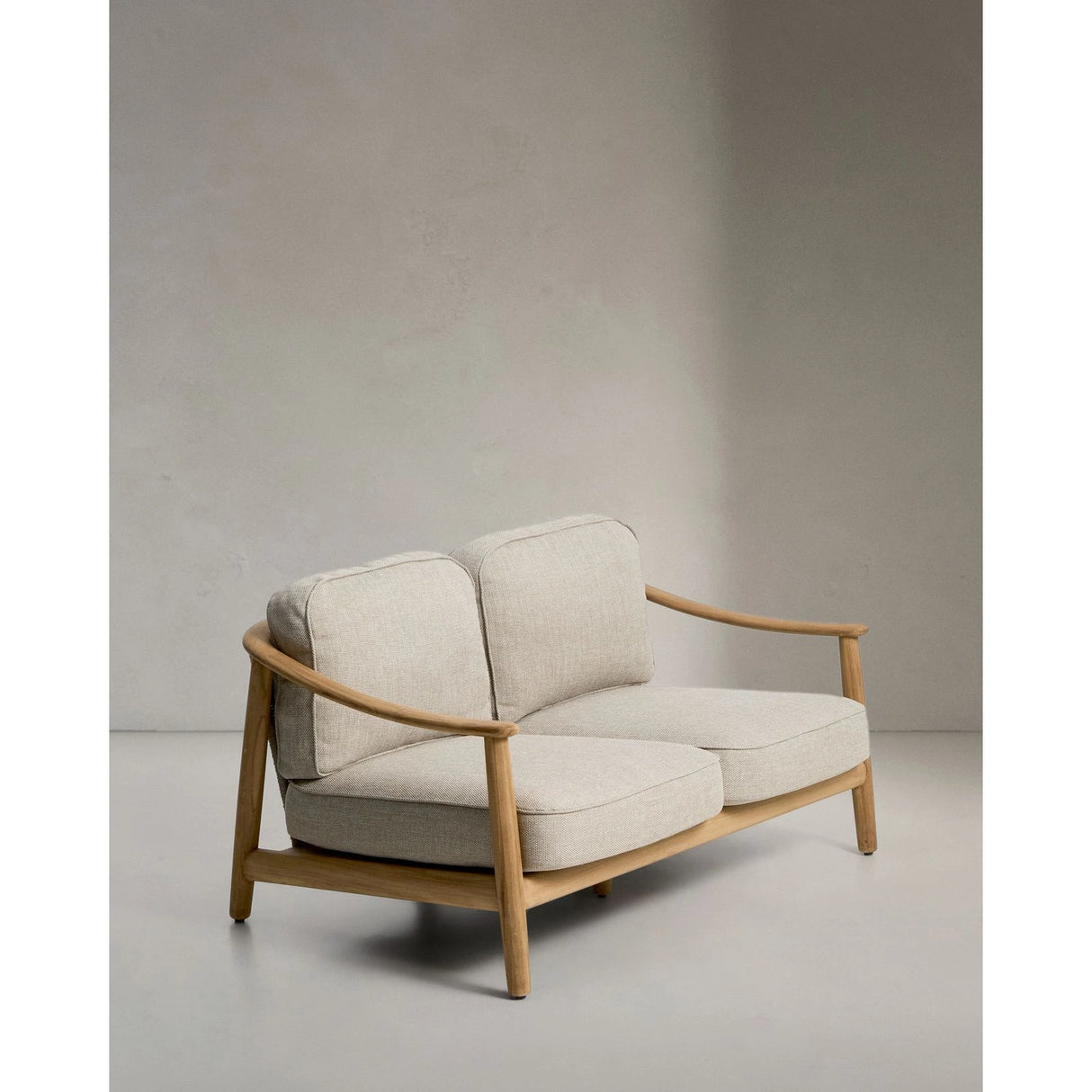 2-Sitzer Outdoor-Sofa Elunda aus massivem Teakholz, FSC 100 %, 149 cm von Kave Home – Bild 3