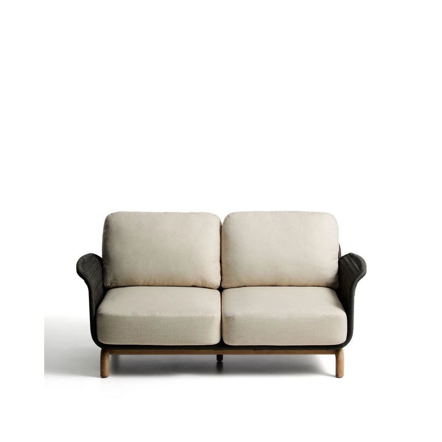 2-Sitzer-Sofa Alipa aus massivem Akazienholz und dunkelgrauem Seil, 165 cm von Kave Home – Bild 1