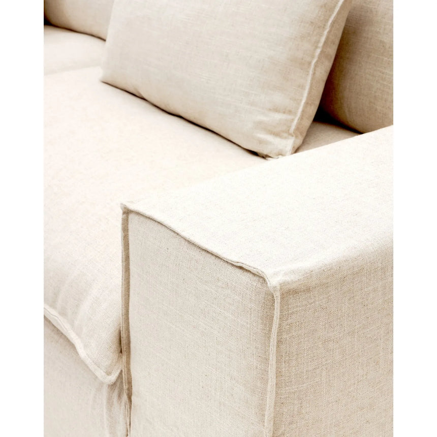 2-Sitzer-Sofa Anarela mit abnehmbarem Bezug aus Leinen und Viskose, 220 cm, FSC Mix Credit von Kave Home – Bild 10