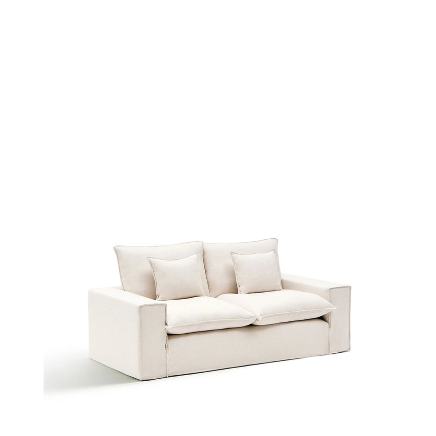 2-Sitzer-Sofa Anarela mit abnehmbarem Bezug aus Leinen und Viskose, 220 cm, FSC Mix Credit von Kave Home – Bild 7