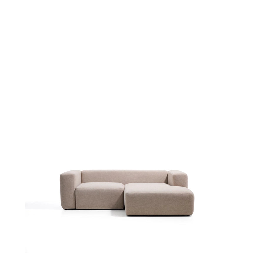 2-Sitzer-Sofa Blok mit Chaiselongue rechts in beiger Chenille, 240 cm, FSC Mix Credit von Kave Home – Bild 1