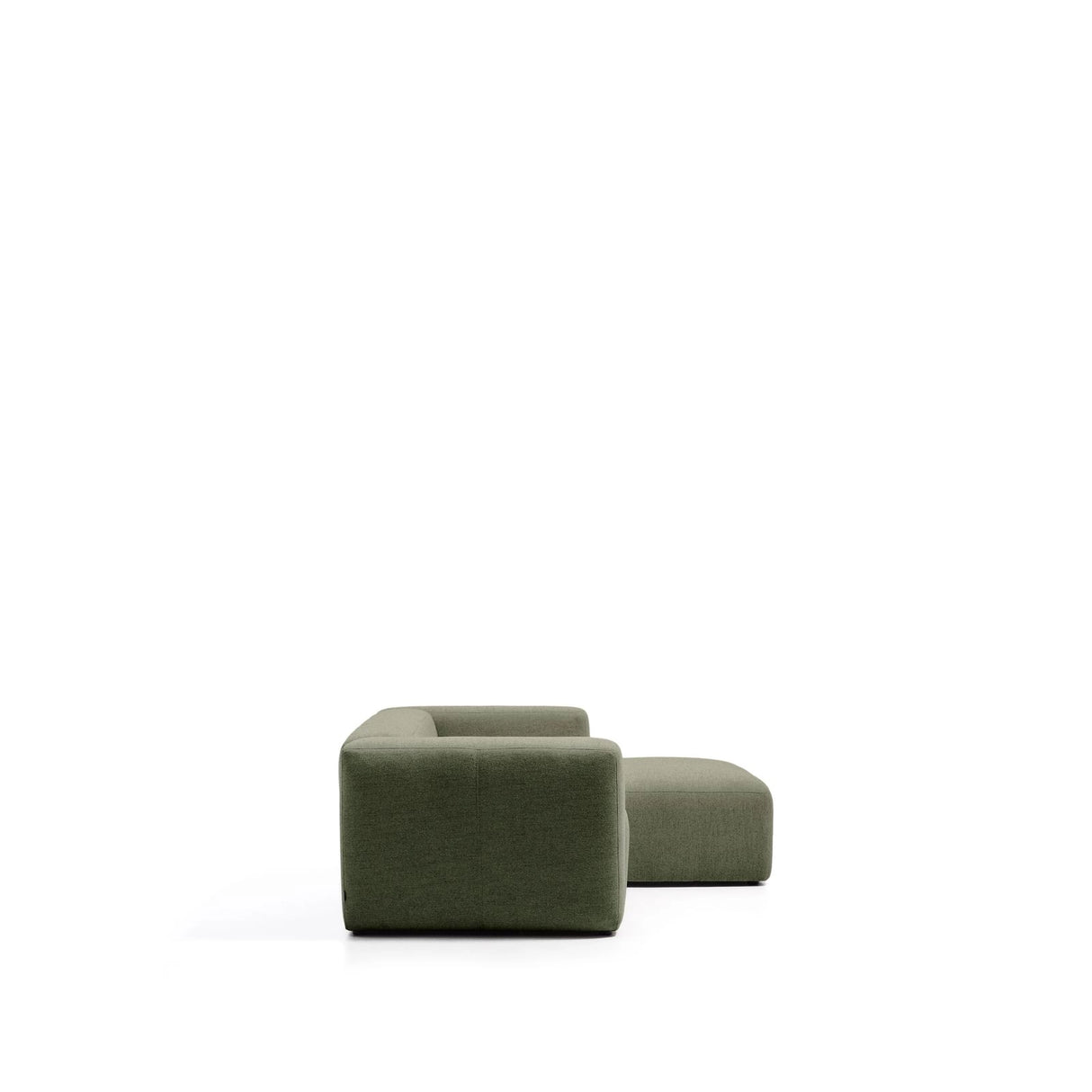 2-Sitzer-Sofa Blok mit Chaiselongue rechts in moosgrüner Chenille, 240 cm, FSC Mix Credit von Kave Home – Bild 5