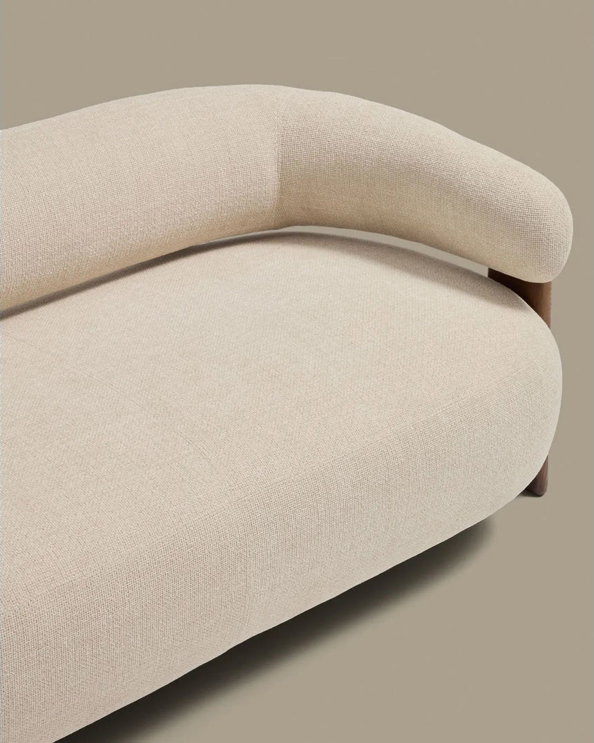 2-Sitzer-Sofa Granite mit Chenille und Beinen aus massivem Eschenholz in verschiedenen Finishes, 155 cm, FSC 100 % von Kave Home – Bild 7