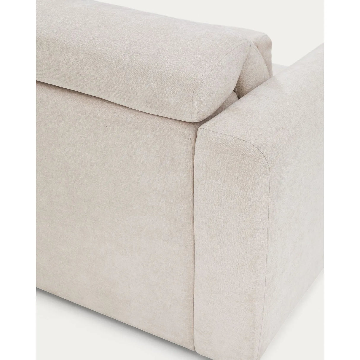 2-Sitzer-Sofa Lares mit elektrisch ausfahrbaren Sitzen und verstellbarer Kopfstütze in beiger Chenille, 180 cm von Kave Home – Produktbild 14