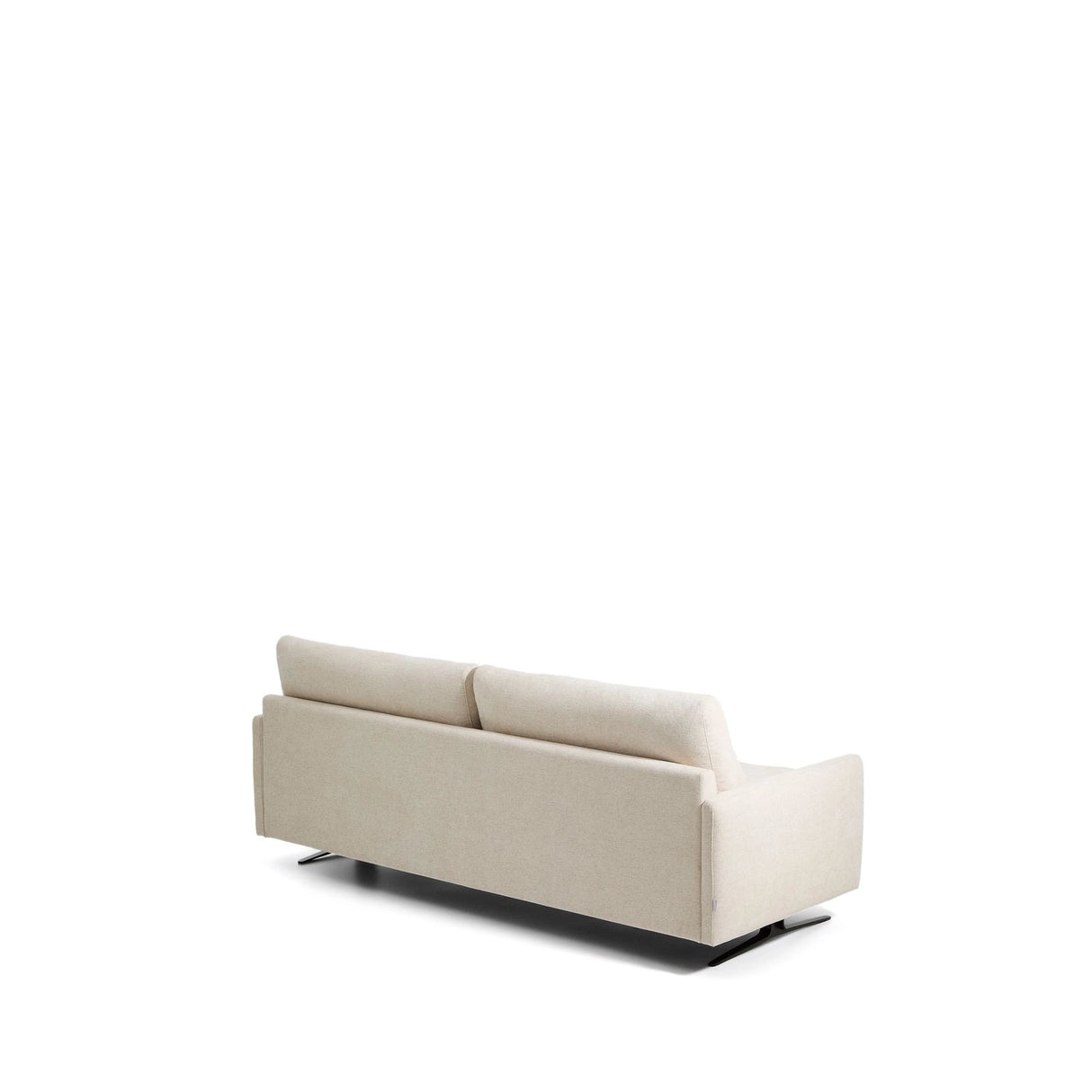 2-Sitzer-Sofa Veliro aus beiger Chenille mit schwarzen Stahlbeinen, 210 cm FSC Mix Credit von Kave Home – Bild 7
