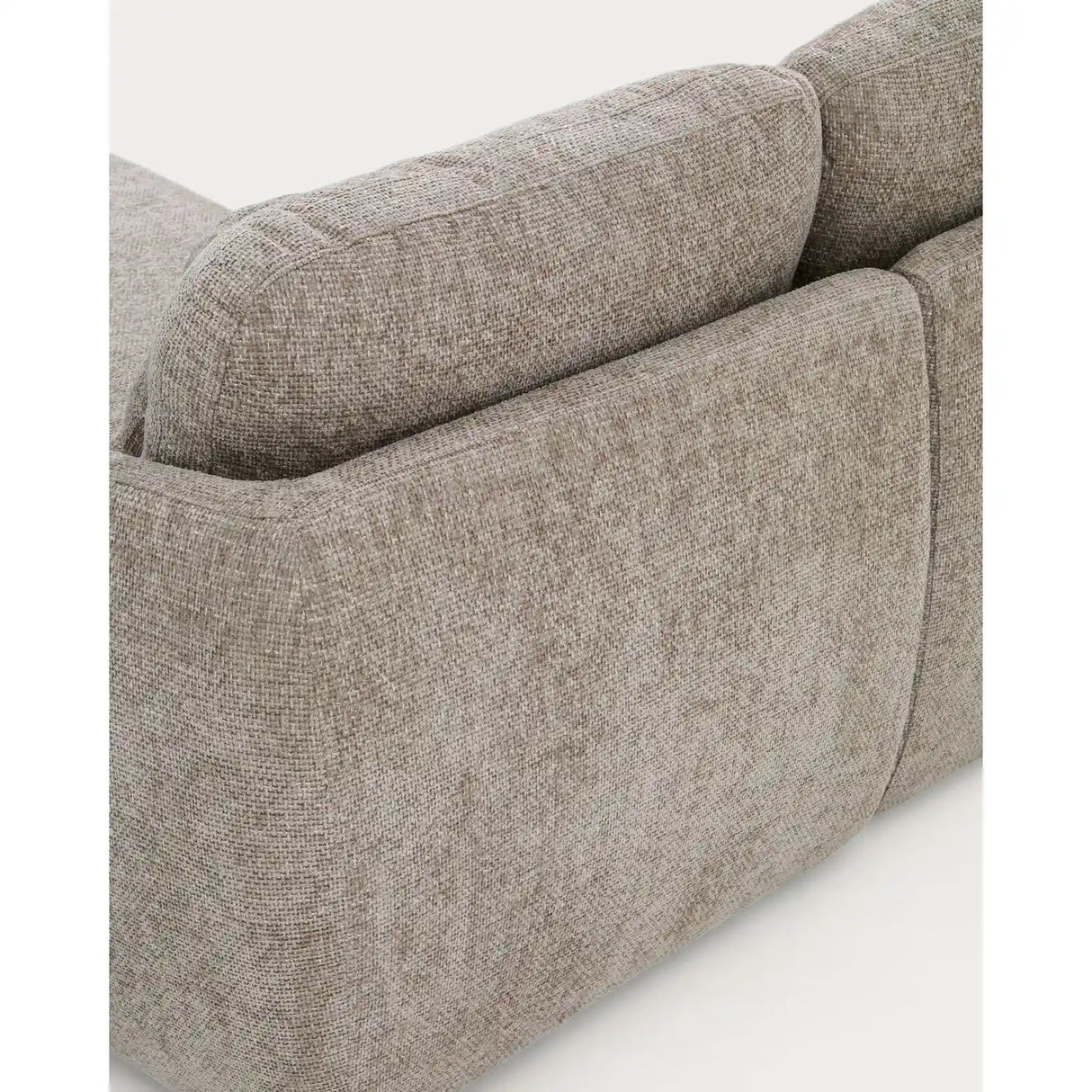 3-Sitzer-Bettsofa Laira in taupefarbener Chenille und Chaiselongue rechts, 246 cm, FSC Mix Credit von Kave Home – Produktbild 12