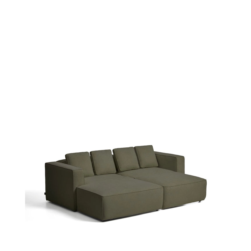 3-Sitzer-Bettsofa Marela mit Chaiselongue links in Grün, 236 cm, FSC Mix Credit von Kave Home – Bild 4
