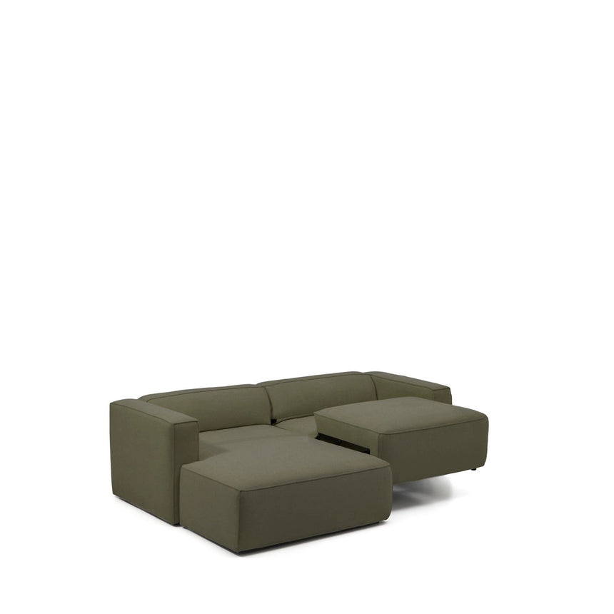 3-Sitzer-Bettsofa Marela mit Chaiselongue links in Grün, 236 cm, FSC Mix Credit von Kave Home – Bild 7