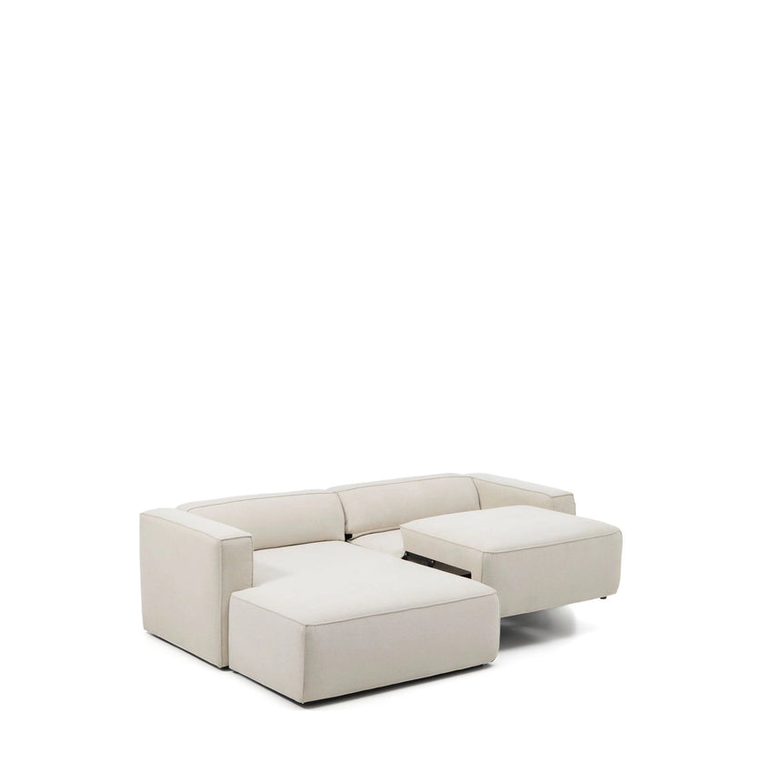 3-Sitzer Bettsofa Marela mit Chaiselongue links in beiger Chenille, 236 cm, FSC Mix Credit von Kave Home – Bild 11