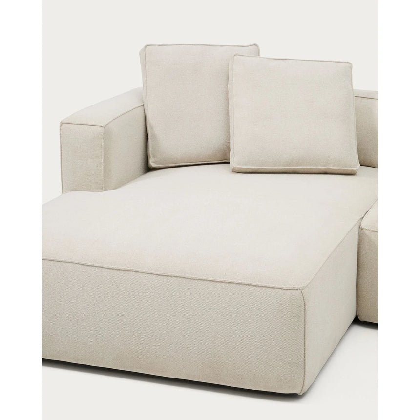 3-Sitzer Bettsofa Marela mit Chaiselongue links in beiger Chenille, 236 cm, FSC Mix Credit von Kave Home – Bild 15
