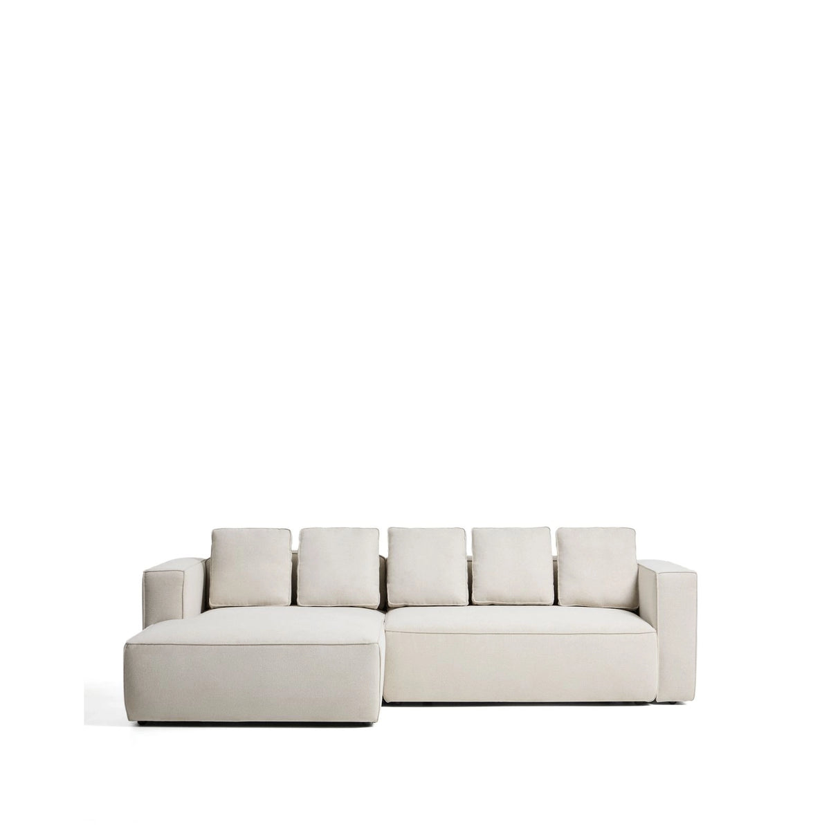 3-Sitzer Bettsofa Marela mit Chaiselongue links in beiger Chenille, 276 cm, FSC Mix Credit von Kave Home – Bild 1
