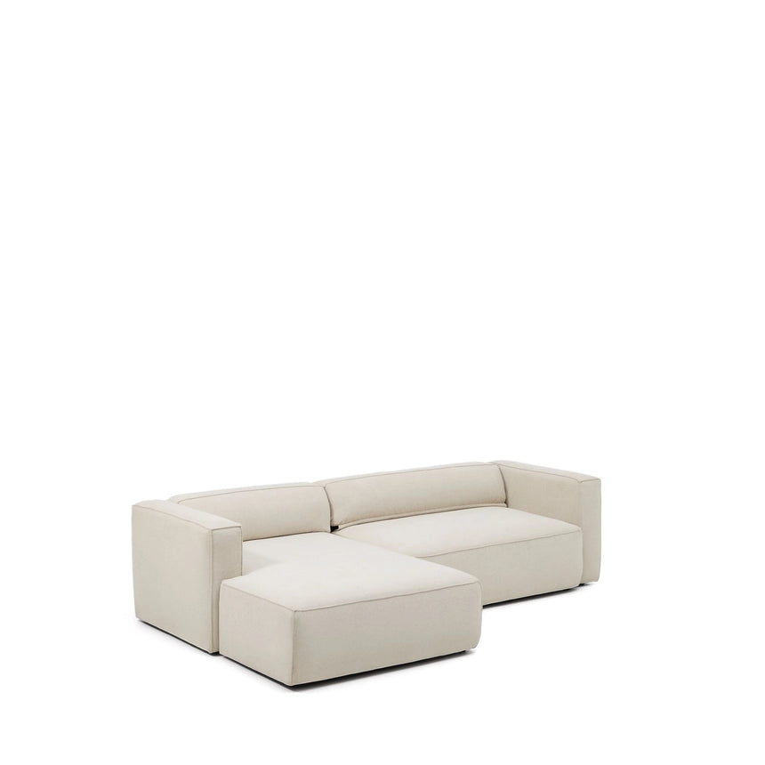 3-Sitzer Bettsofa Marela mit Chaiselongue links in beiger Chenille, 276 cm, FSC Mix Credit von Kave Home – Bild 12