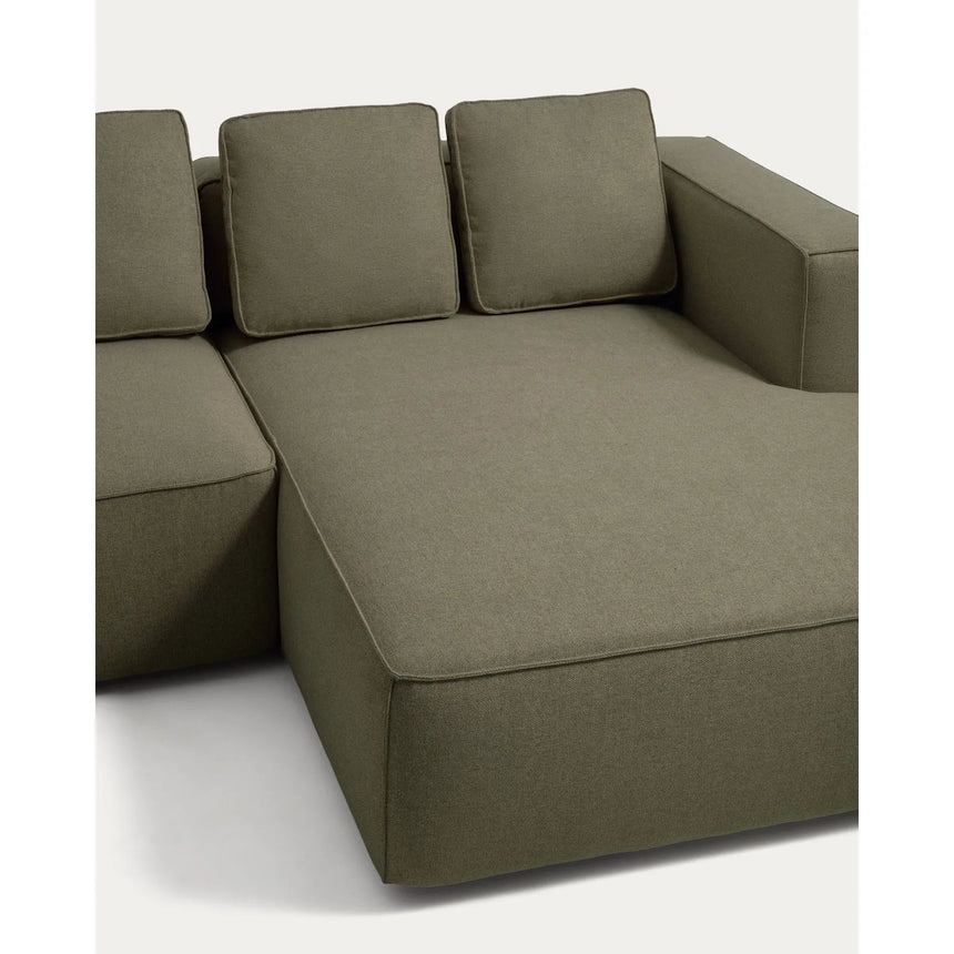 3-Sitzer-Bettsofa Marela mit Chaiselongue rechts in Grün, 236 cm, FSC Mix Credit von Kave Home – Bild 11