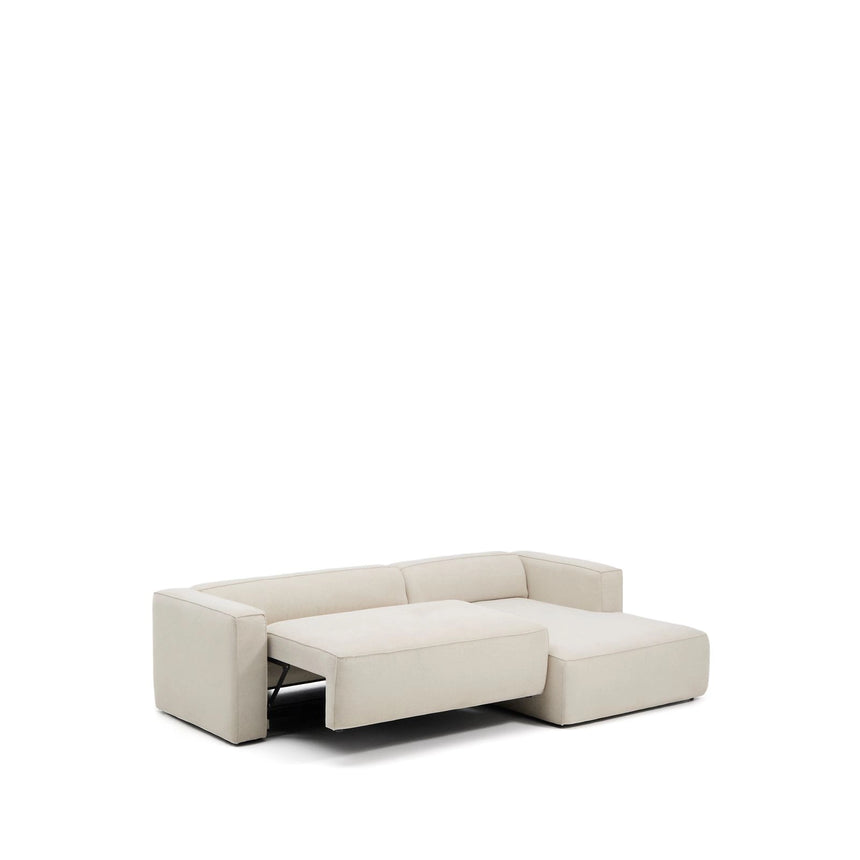 3-Sitzer Bettsofa Marela mit Chaiselongue rechts in beiger Chenille, 276 cm, FSC Mix Credit von Kave Home – Bild 10
