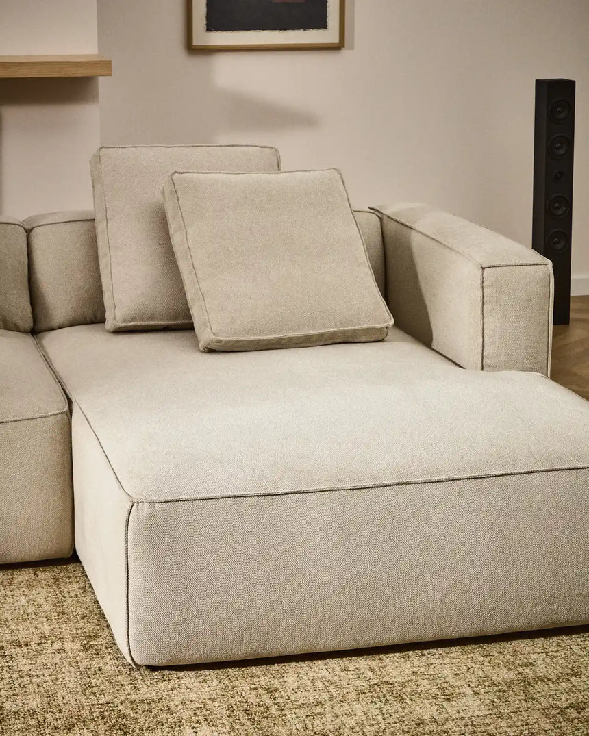 3-Sitzer Bettsofa Marela mit Chaiselongue rechts in beiger Chenille, 276 cm, FSC Mix Credit von Kave Home – Bild 3