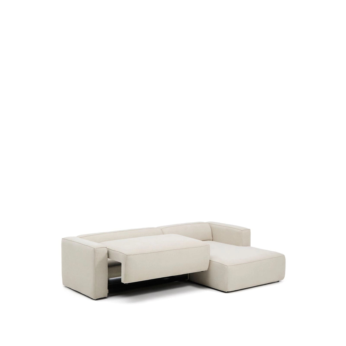 3-Sitzer Bettsofa Marela mit Chaiselongue rechts in beiger Chenille, 276 cm, FSC Mix Credit von Kave Home – Bild 9