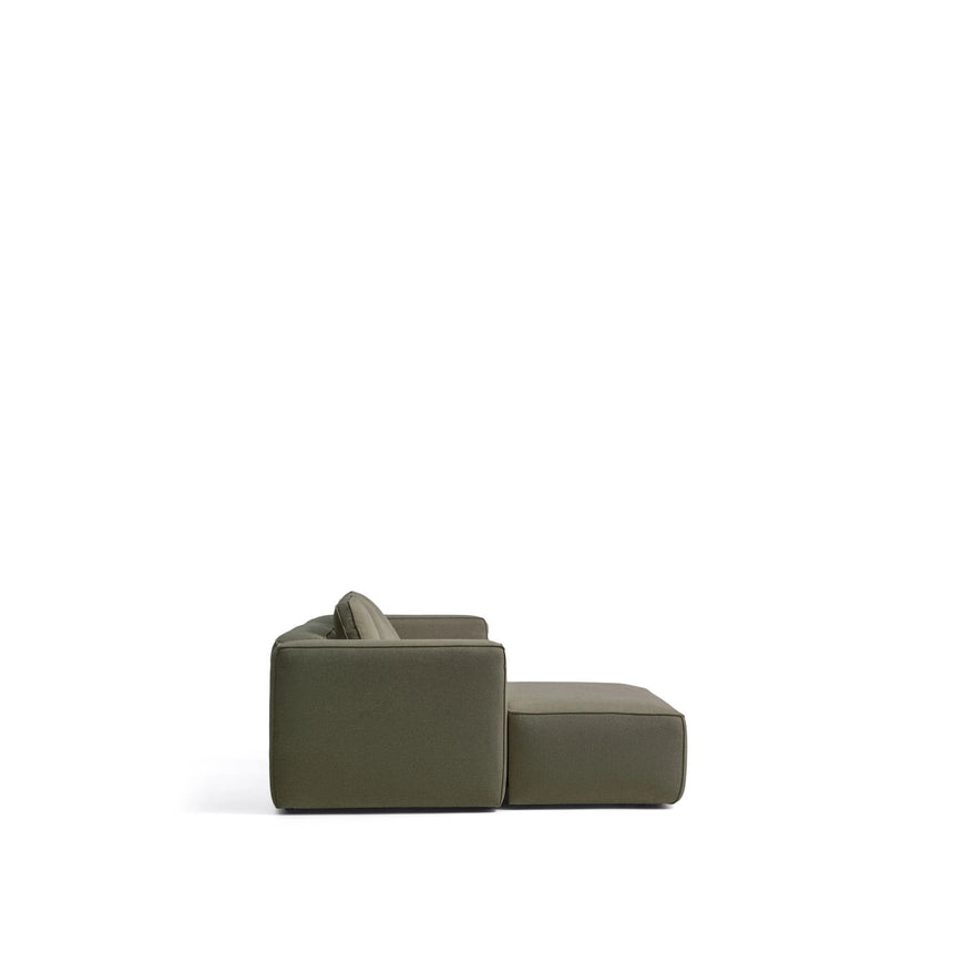 3-Sitzer-Bettsofa Marela mit aufklappbarer Chaiselongue links in Grün, 236 cm, FSC Mix Credit von Kave Home – Bild 11
