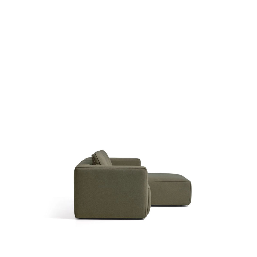 3-Sitzer-Bettsofa Marela mit aufklappbarer Chaiselongue rechts in Grün, 236 cm, FSC Mix Credit von Kave Home – Bild 11