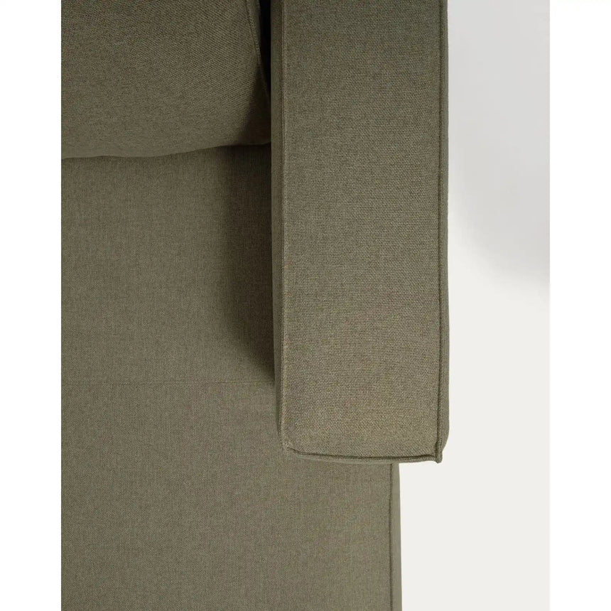 3-Sitzer-Bettsofa Marela mit aufklappbarer Chaiselongue rechts in Grün, 236 cm, FSC Mix Credit von Kave Home – Bild 15
