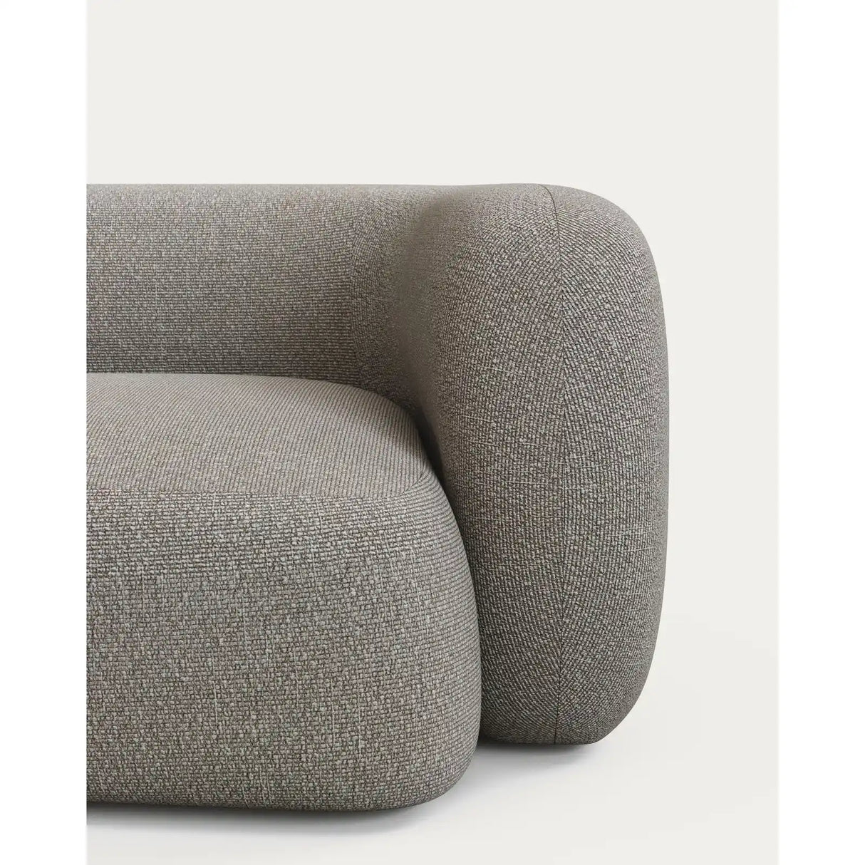 3-Sitzer-Modularsofa Martina mit Chenille und Chaiselongue links in Steinton 287 cm von Kave Home – Produktbild 7