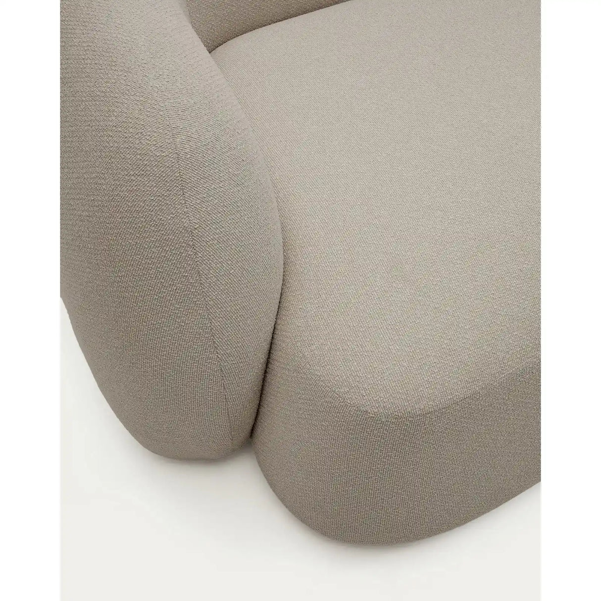 3-Sitzer-Modularsofa Martina mit Chenille und Chaiselongue rechts in Steinton 287 cm von Kave Home – Bild 10