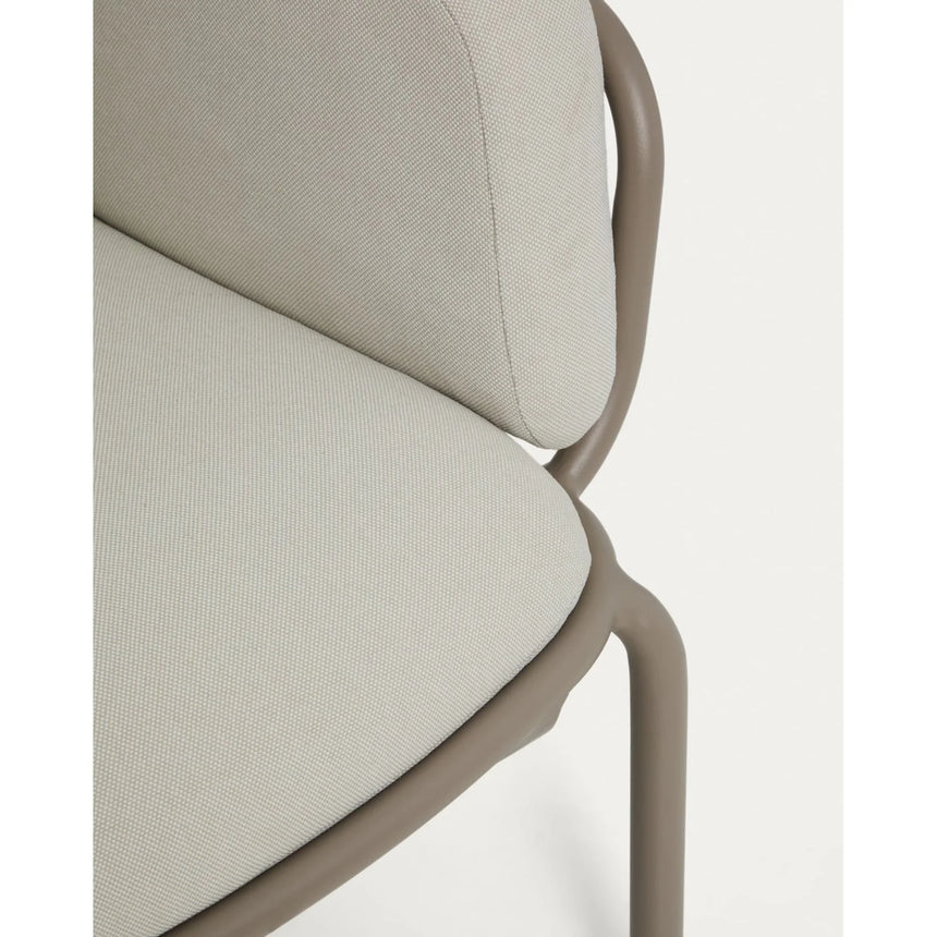 3-Sitzer-Outdoor-Sofa Joncols aus Aluminium mit taupefarbener Lackierung, 224 cm von Kave Home – Bild 9