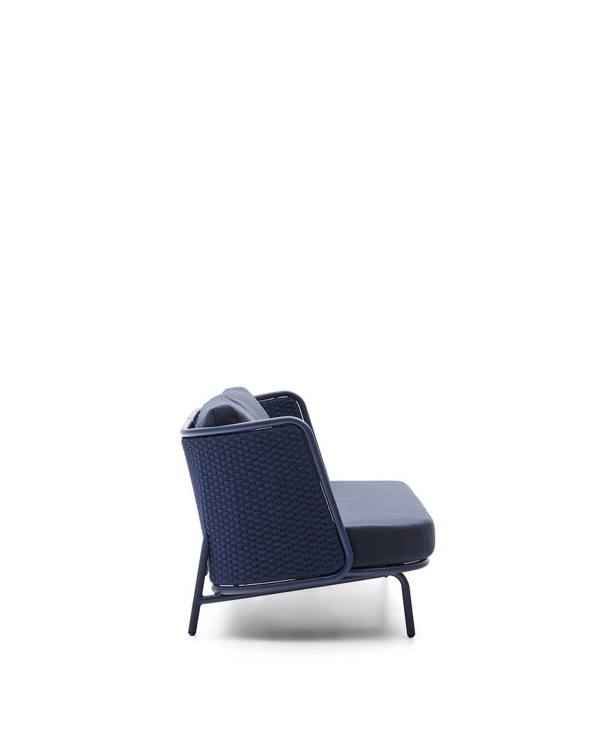 3-Sitzer Outdoor-Sofa Sedalis aus Aluminium und blauem Seil 210 cm von Kave Home – Produktbild 13