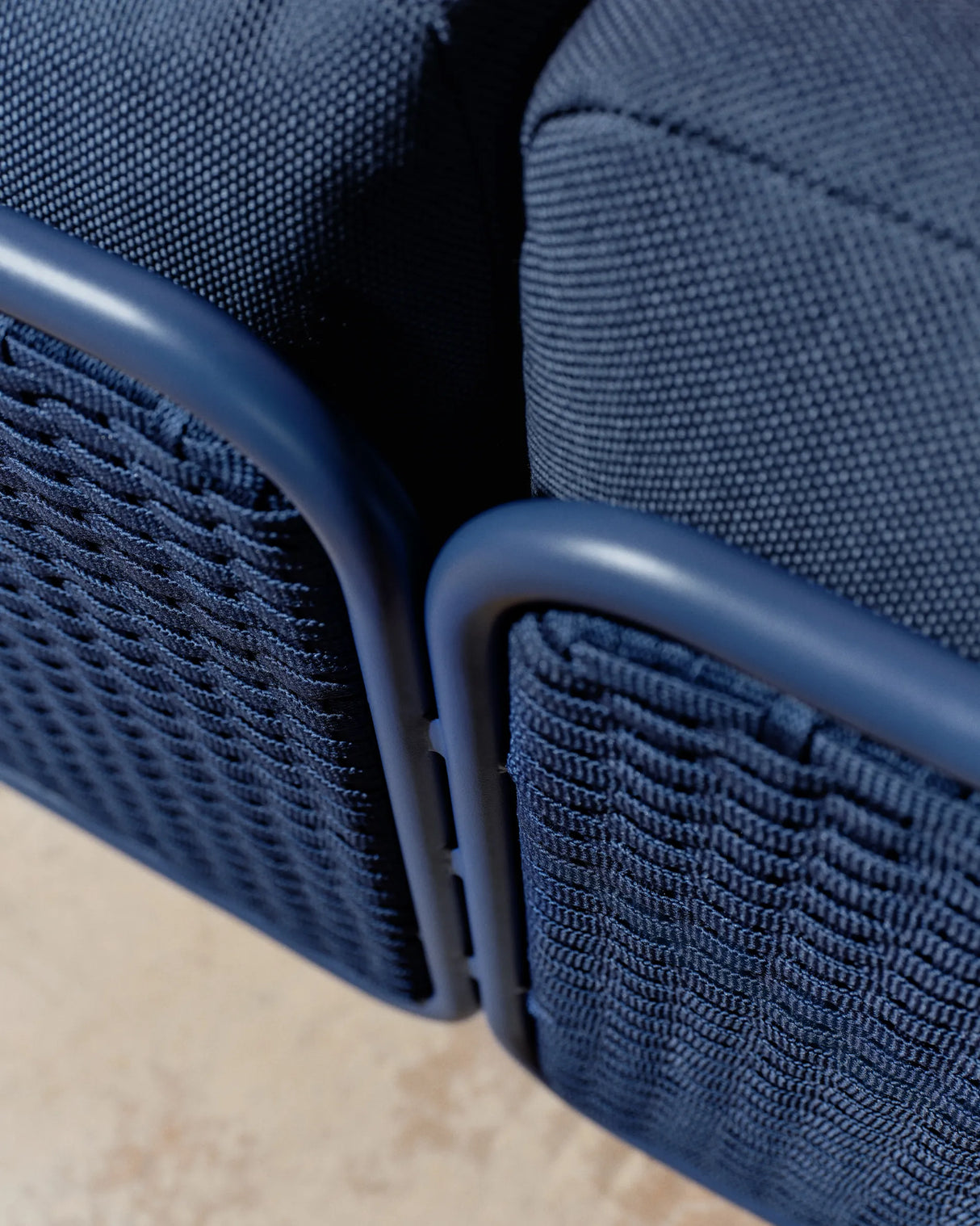 3-Sitzer Outdoor-Sofa Sedalis aus Aluminium und blauem Seil 210 cm von Kave Home – Produktbild 8