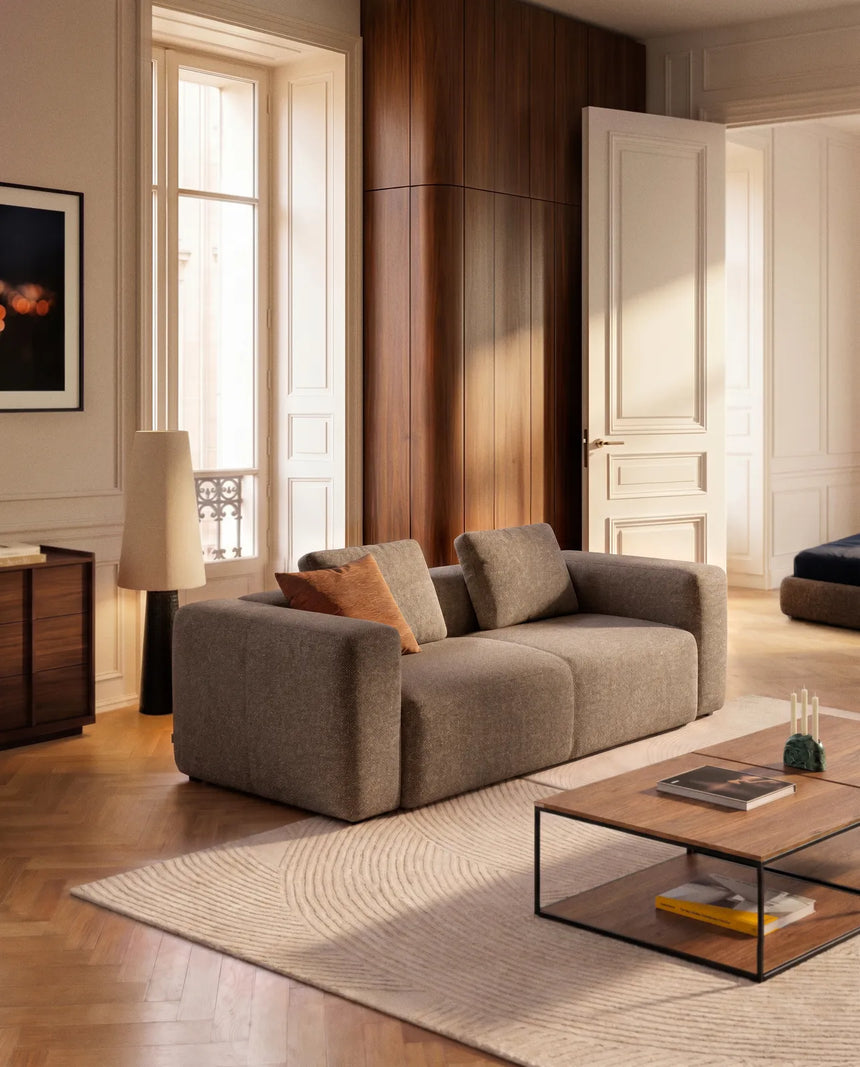 3-Sitzer-Sofa Blok in Chenille, 240 cm, FSC Mix Credit von Kave Home – Bild 2