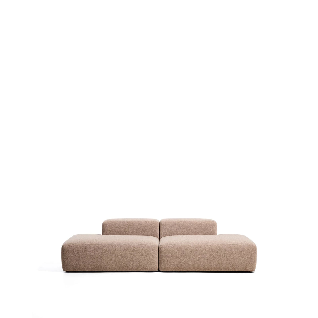 3-Sitzer-Sofa Blok in brauner Chenille, 290 cm, FSC Mix Credit von Kave Home – Bild 1