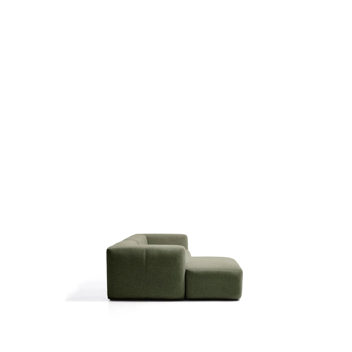 3-Sitzer-Sofa Blok mit Chaiselongue links in moosgrüner Chenille, 300 cm, FSC Mix Credit von Kave Home – Bild 5