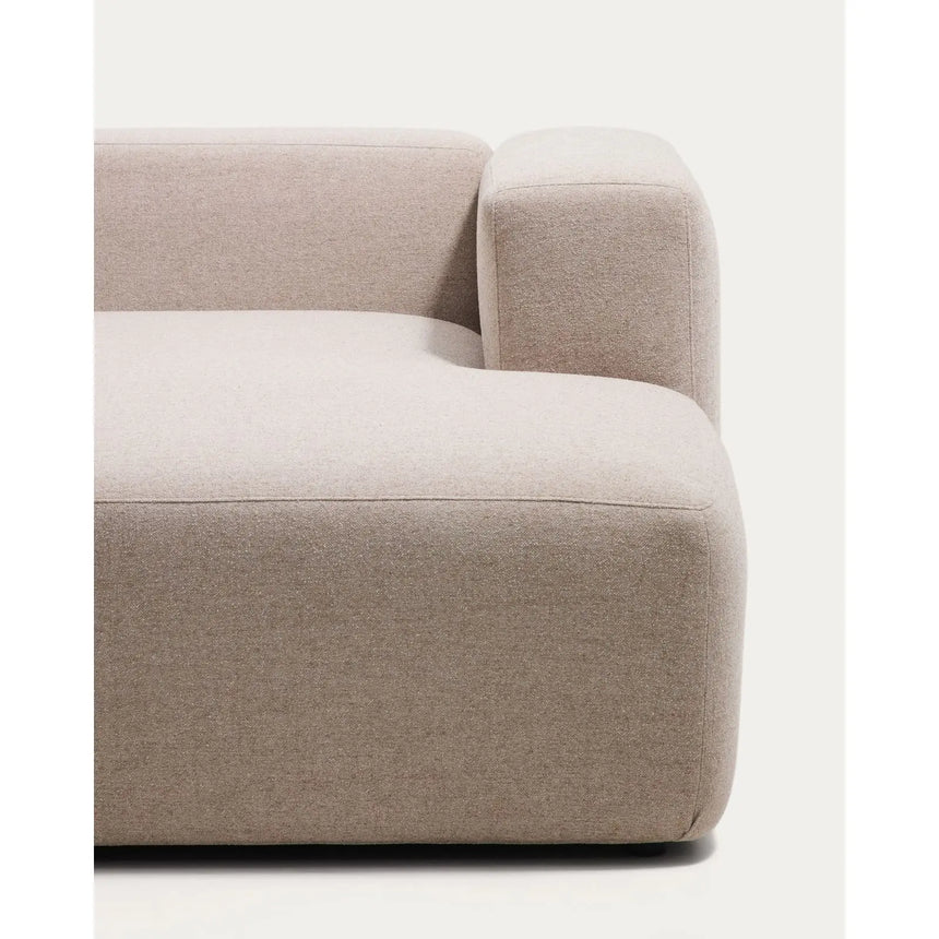 3-Sitzer-Sofa Blok mit Chaiselongue rechts in beiger Chenille, 300 cm, FSC Mix Credit von Kave Home – Bild 7