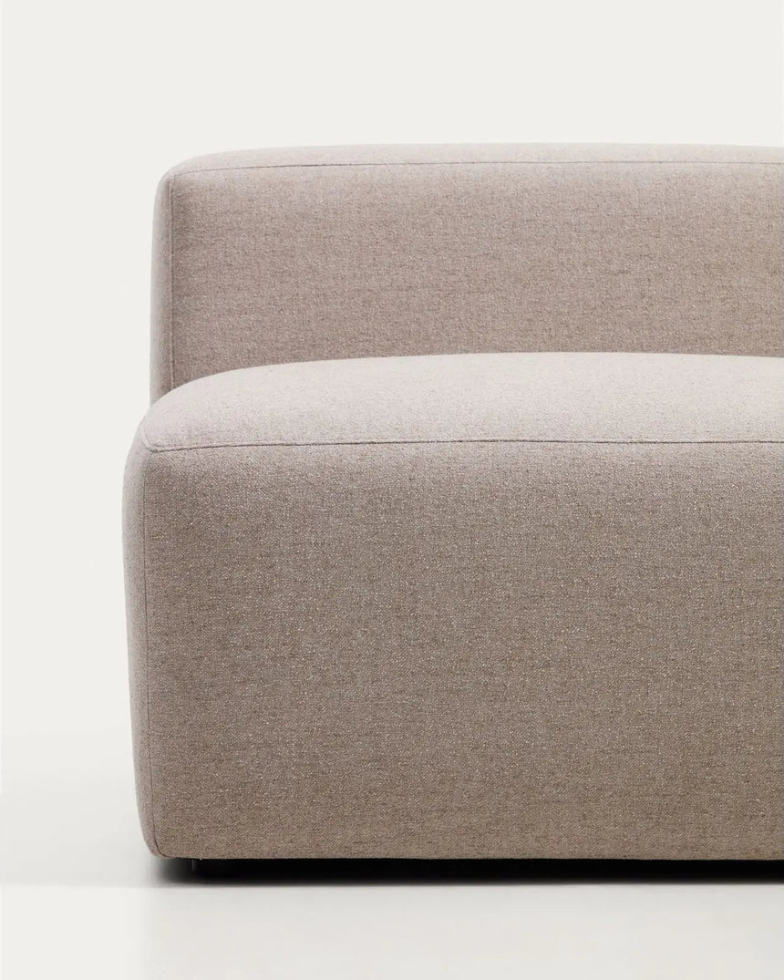 3-Sitzer-Sofa Blok mit Randmodul rechts in beiger Chenille, 325 cm, FSC Mix Credit von Kave Home – Bild 5