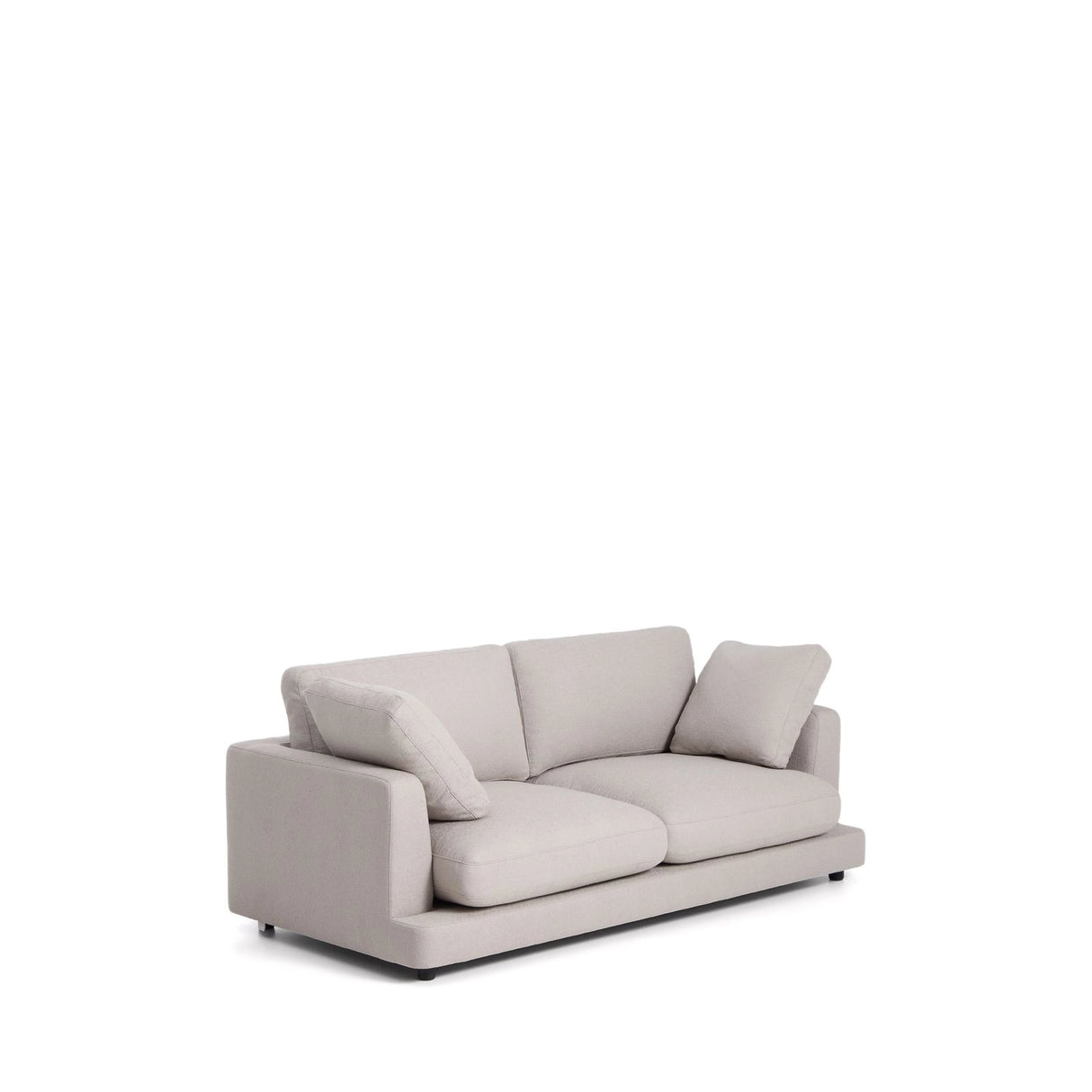 3-Sitzer-Sofa Gala aus grauem Micro-Bouclé FSC Mix Credit 210 cm von Kave Home – Produktbild 6