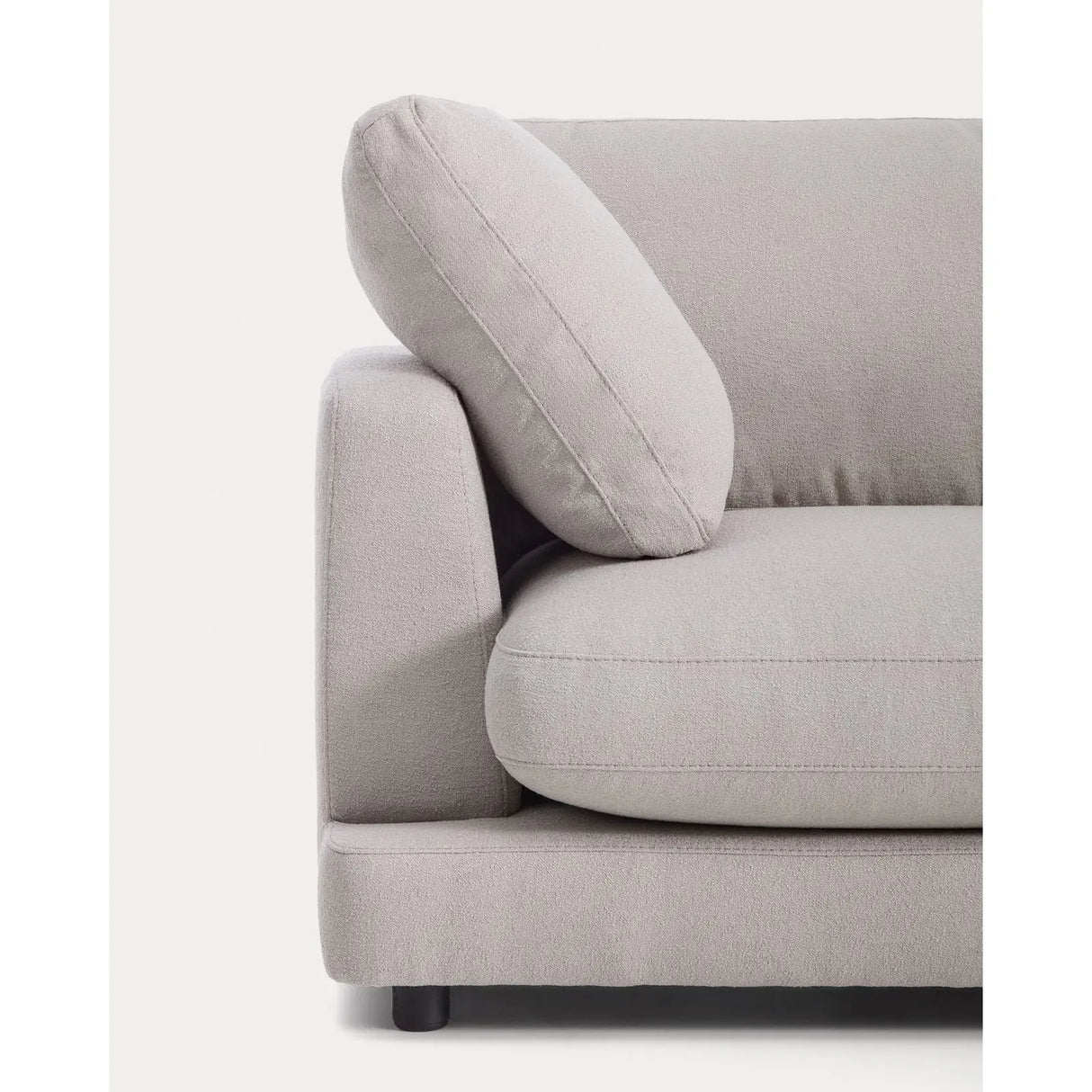 3-Sitzer-Sofa Gala aus grauem Micro-Bouclé FSC Mix Credit 210 cm von Kave Home – Produktbild 7