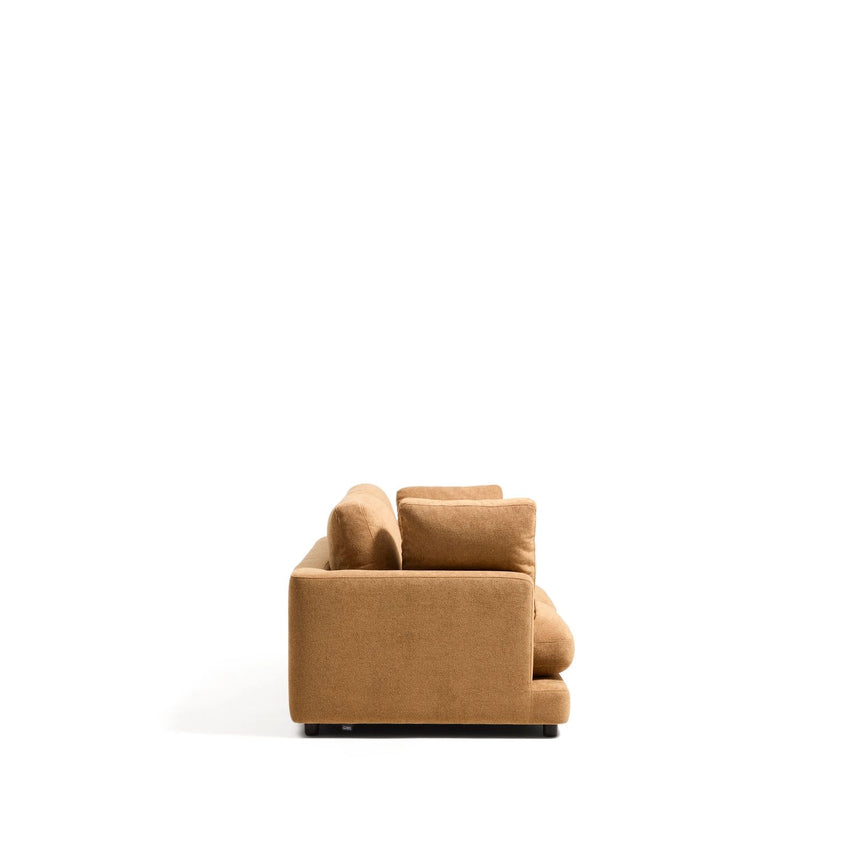 3-Sitzer-Sofa Gala aus senfgelbem Microbouclé, FSC Mix Credit, 210 cm von Kave Home – Bild 4