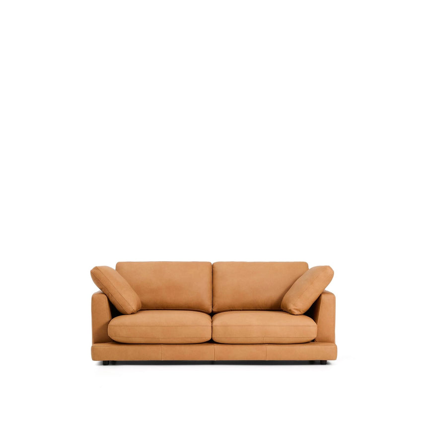 3-Sitzer-Sofa Gala in braunem Leder, 210 cm von Kave Home – Produktbild 1